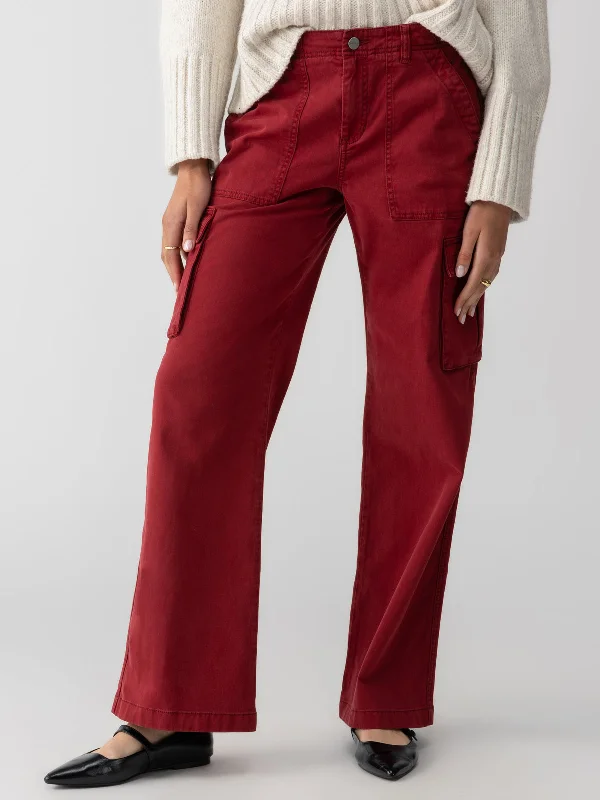 Pants For Event Apparel Customization-Reissue Cargo Standard Rise Standard Rise Pant Garnet