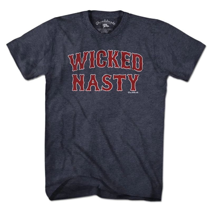 T-Shirt For College Teams-Wicked Nasty Boston Baseball T-Shirt