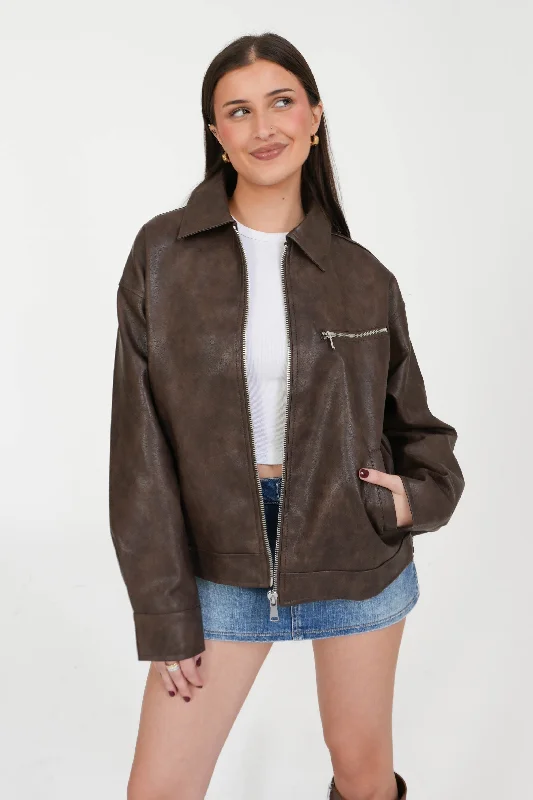 Jackets For Event Apparel Customization-Pippa Jacket in Brown