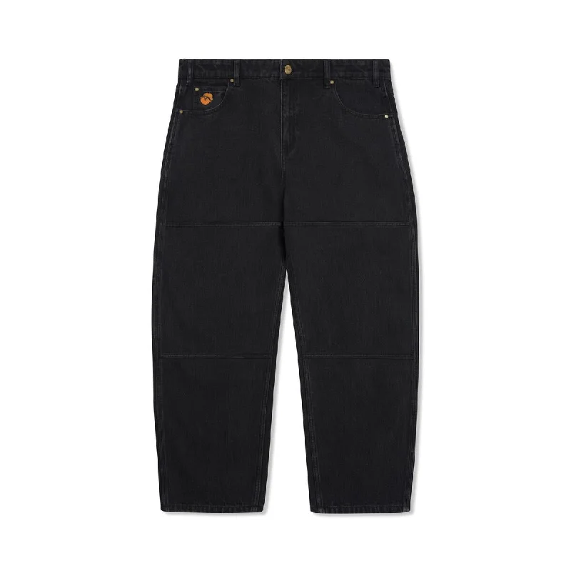 Pants For Exclusive Custom Fan Gear-BUTTERGOODS SANTOSUOSSO DOUBLE KNEE DENIM JEANS