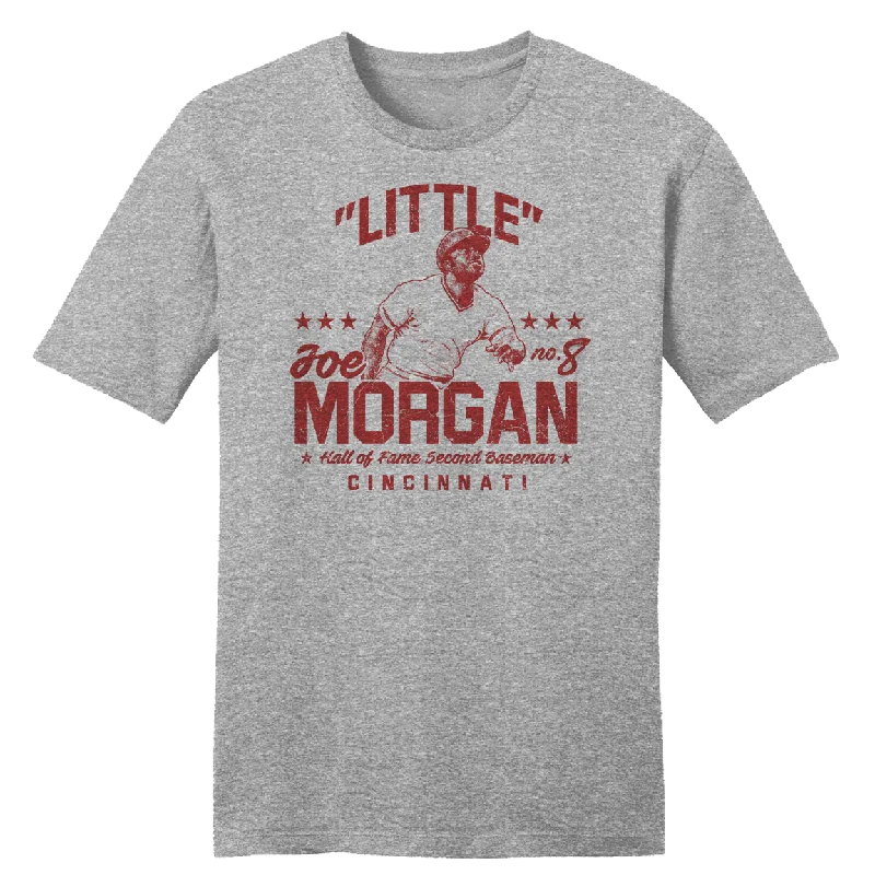 T-Shirt For Team Apparel-"Little" Joe Morgan - Hall of Fame Second Baseman