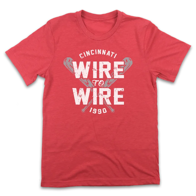 T-Shirt For High School Fan Merchandise-Wire To Wire