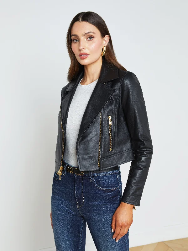 Jackets For Football Game Day-Onna Leather Jacket