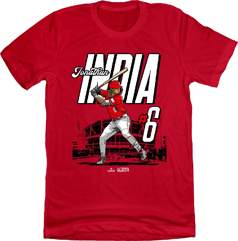 T-Shirt For Promotional Team Events-Jonathan India MLBPA Stadium T-shirt