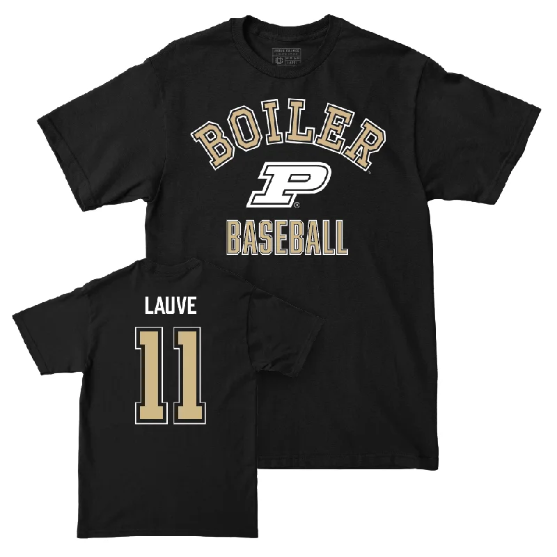 T-Shirt For School Team Orders-Baseball Black Classic Tee     - Lance Lauve