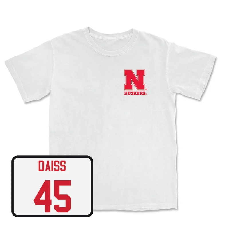 T-Shirt For Custom Team Player Recognition-Baseball White Comfort Colors Tee - Casey Daiss