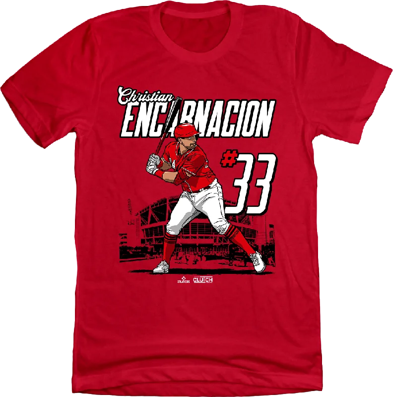 T-Shirt For Group Custom Fan Orders-Christian Encarnacion-Strand MLBPA Stadium T-shirt