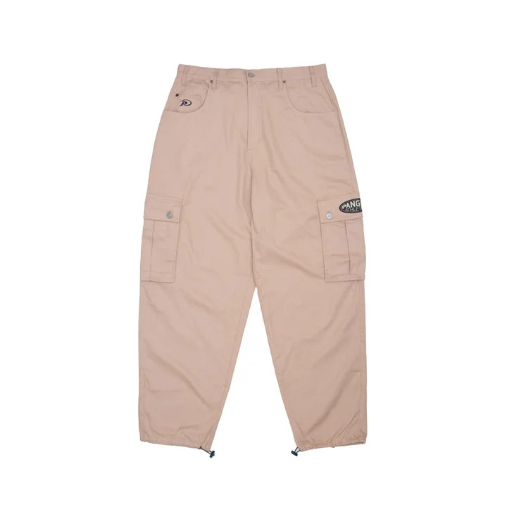 Pants For Limited Edition Merchandise-Pangea Jeans Athletics Cargo Pant - Khaki