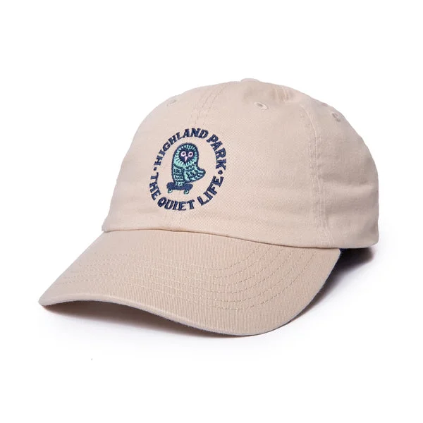 Hat For Professional Merchandise Customization-The Quiet Life Skating Owl Dat Hat - Tan