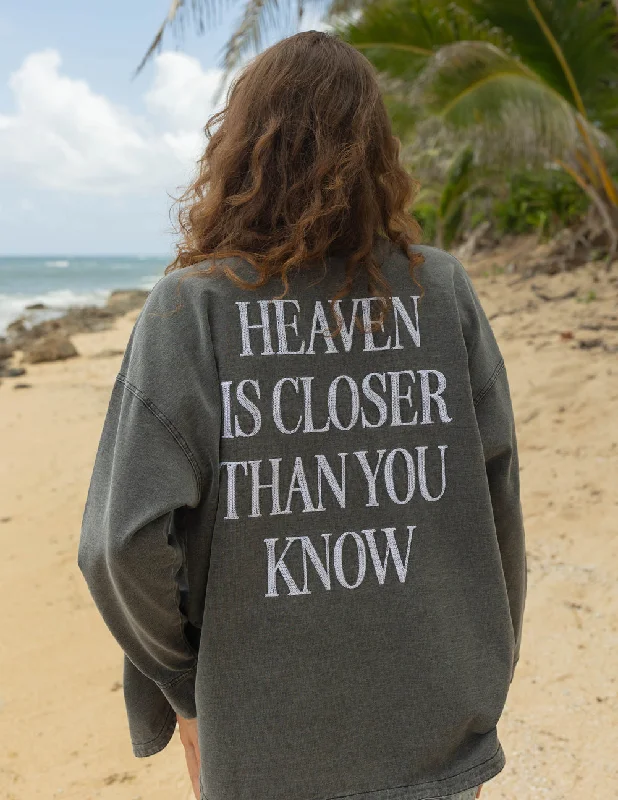 Jackets For Custom Team Portraits-Heaven Is Closer Shacket