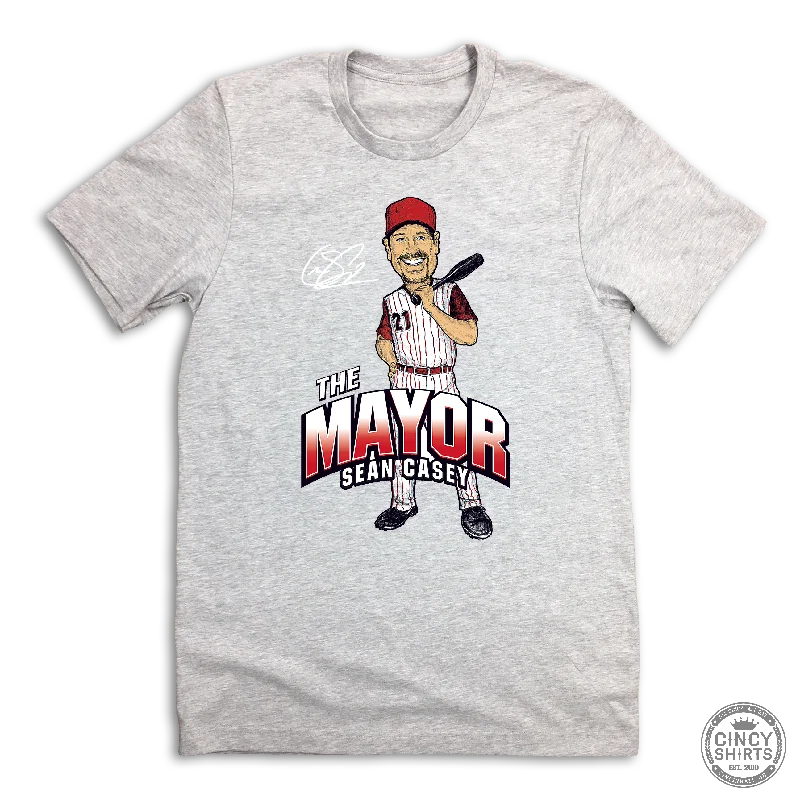 T-Shirt With Custom Text-The Mayor Sean Casey