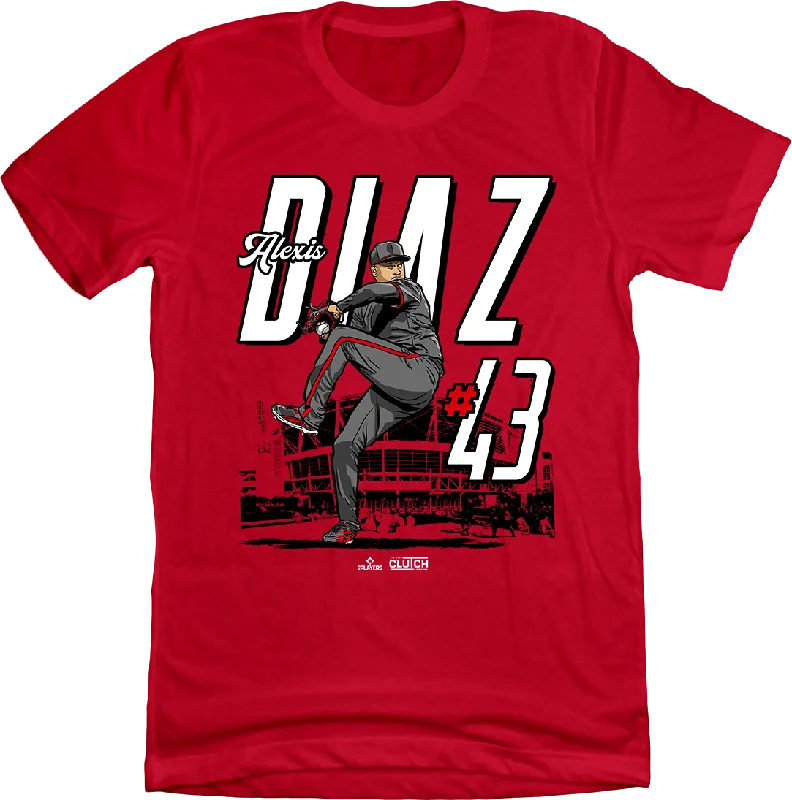 T-Shirt For Custom Event Team Orders-Alexis Diaz MLBPA Stadium Tee