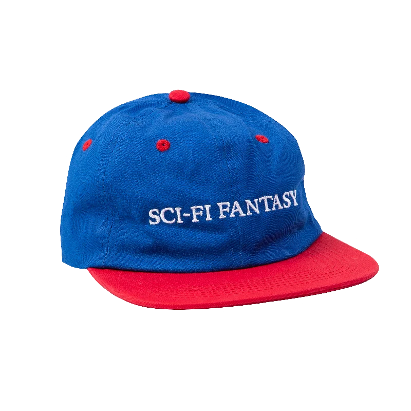 Hat For Adults-SCI-FI FANTASY FLAT LOGO HAT - ROYAL