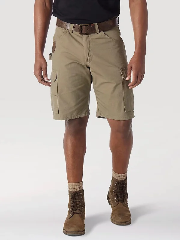 Shorts For Custom Team Orders-Wrangler® RIGGS® Men's Ripstop Ranger Cargo Short_Bark