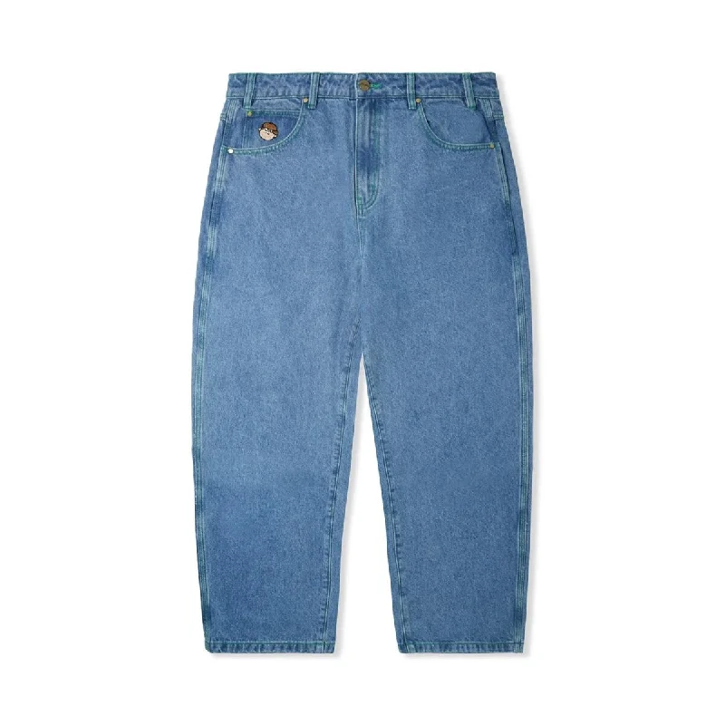 Pants For Sale-BUTTERGOODS SANTOSUOSSO DENIM WASHED INDIGO JEANS