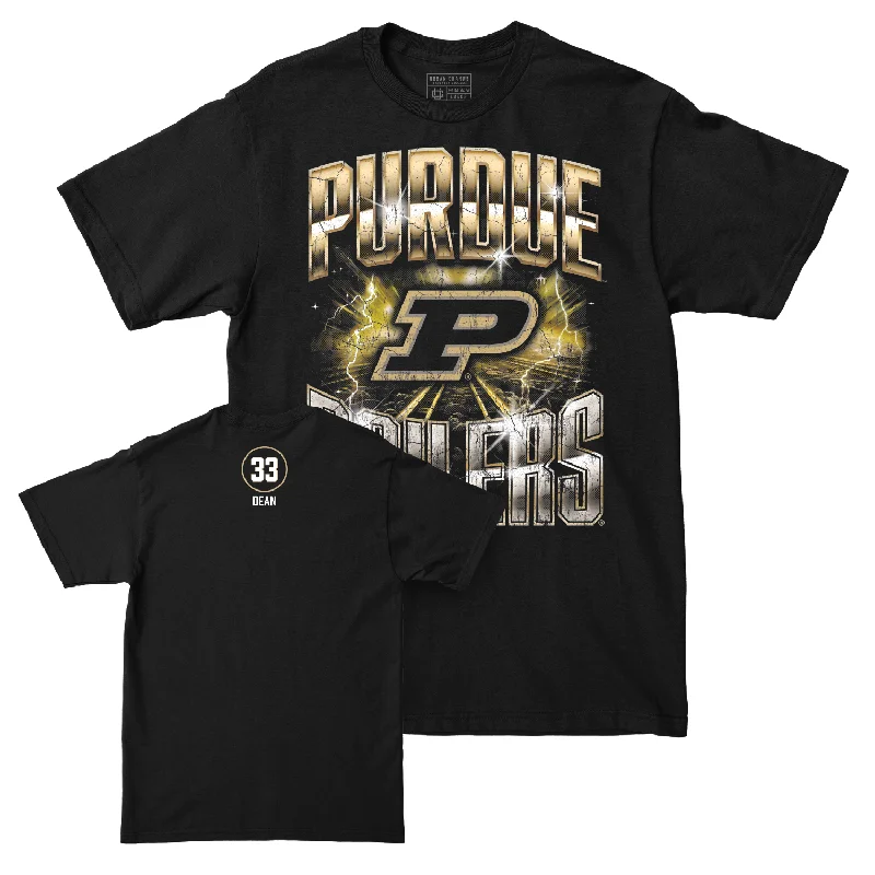 T-Shirt For School Teams-Baseball Black Graphic Tee - Parker Dean | #33