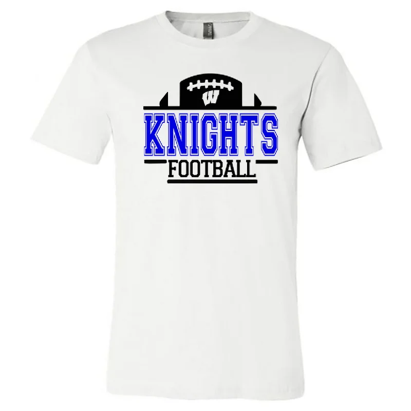 T-Shirt With Team Logo-Windsor - Football Knights Football - White (Tee/Hoodie/Sweatshirt)