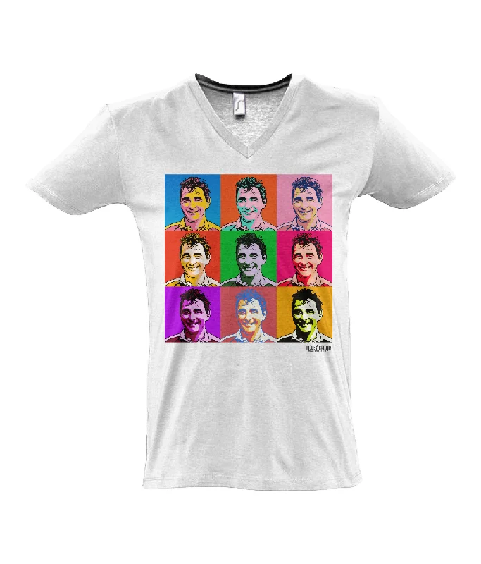 T-Shirt For Personalized Game Day Gear-Clough Pop Art Version A T-Shirt