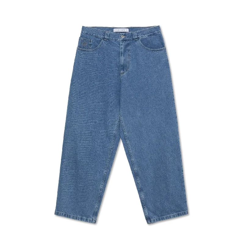 Pants For Special Team Gifts-POLAR SKATE CO. - "BIG BOY" PANTS (MID BLUE)