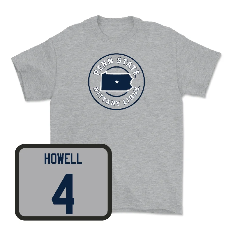 T-Shirt With Personalized Player Names-Sport Grey Baseball State Tee - Martin Howell