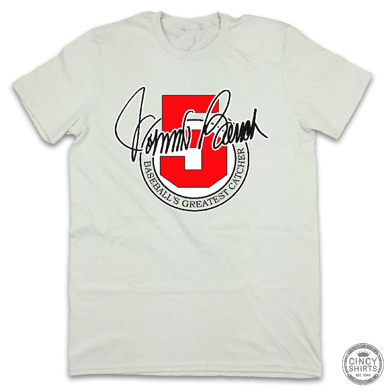 T-Shirt With Personalized Player Names-Johnny Bench Logo