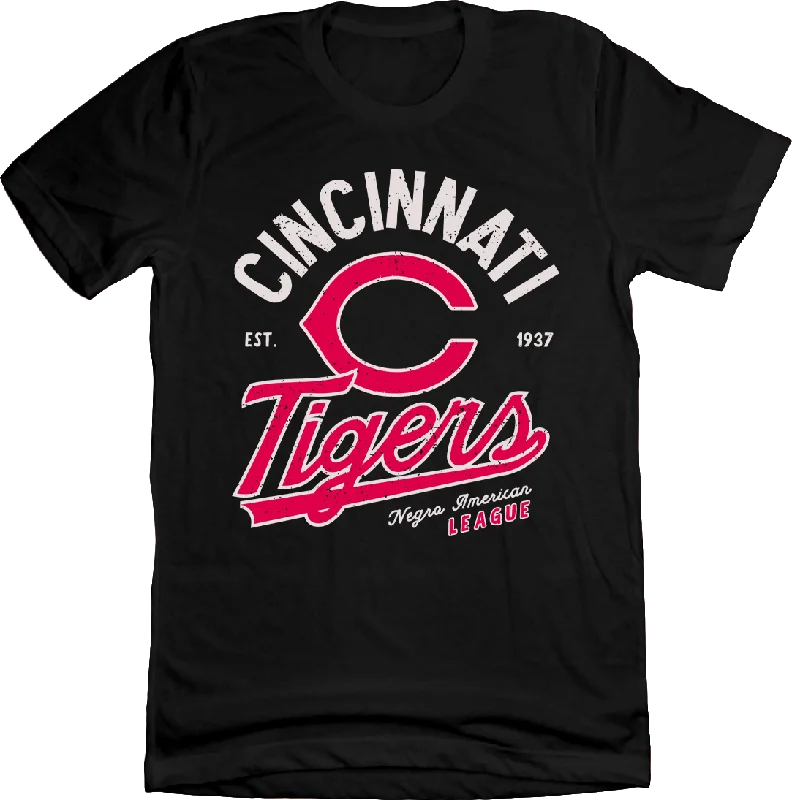 T-Shirt For High-Quality Custom Orders-Cincinnati Tigers - Established 1937 - Negro Leagues