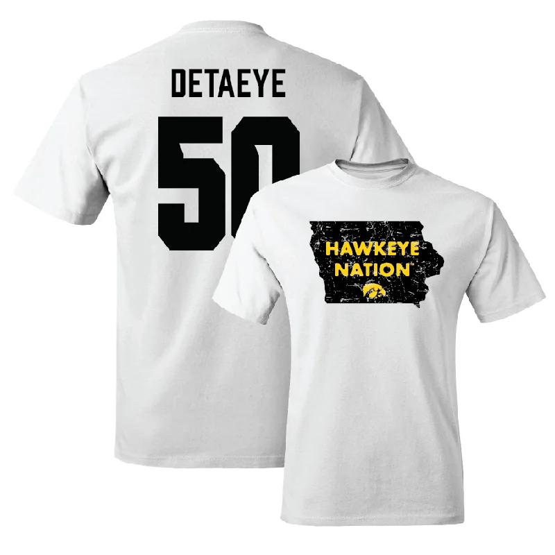 T-Shirt For Fan Merchandise-Baseball White State Comfort Colors Tee - Benjamin DeTaeye