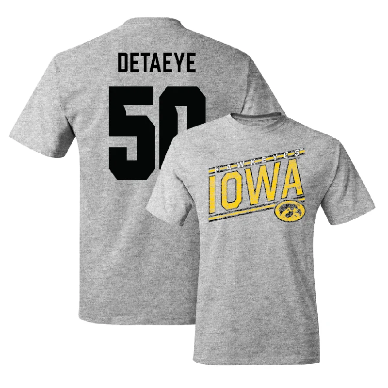 T-Shirt For Team Recognition-Sport Grey Baseball Slant Tee - Benjamin DeTaeye