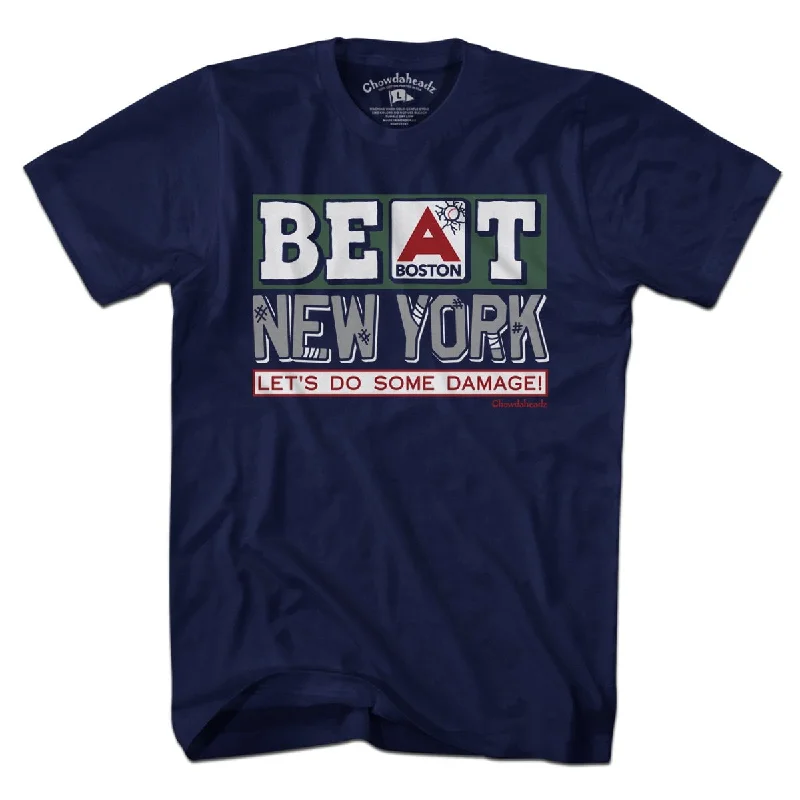 T-Shirt For Softball Custom Orders-Beat New York T-Shirt