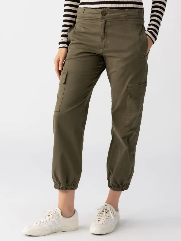 Pants For Group Custom Fan Orders-Take Over Jogger Mid-Rise Pant Kalamata