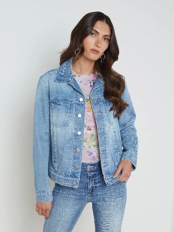 Jackets For Custom Designs-Mack Oversized Denim Jacket