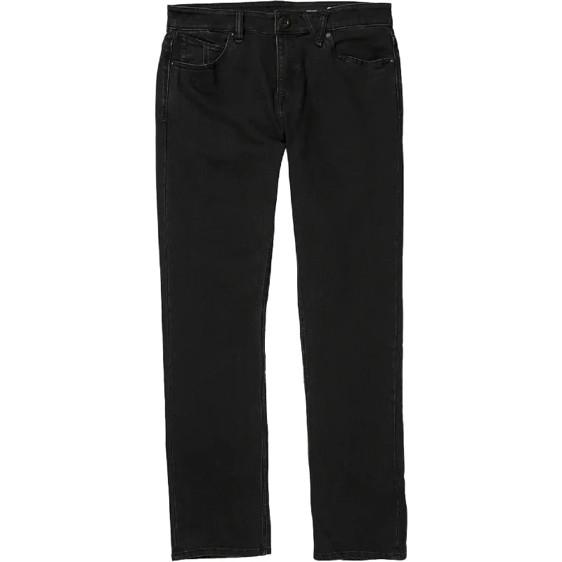 Pants For Official League Merchandise-Volcom Solver Denim Black Out