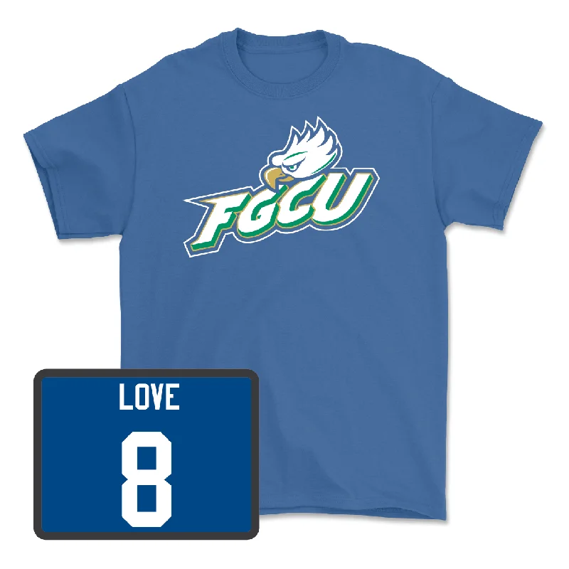 T-Shirt For Limited-Edition Team Gear-Blue Baseball FGCU Tee - Nick Love