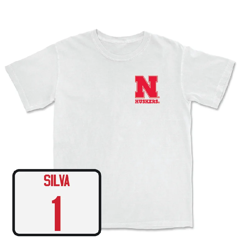 T-Shirt For Fan Event Customization-Baseball White Comfort Colors Tee - Riley Silva