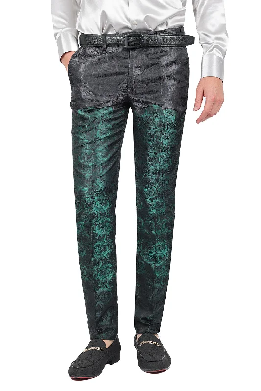 Pants With Team Logo-TWO TONE FLORAL Pants