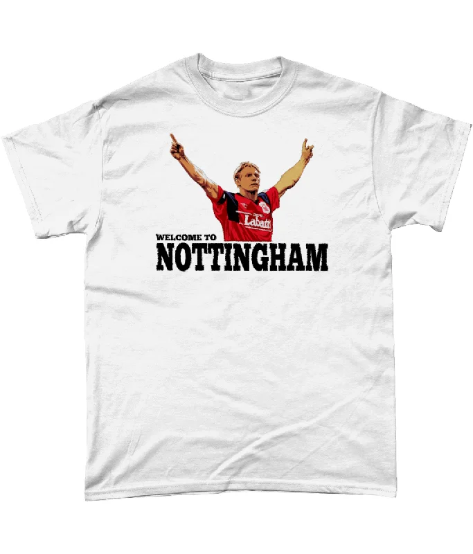 T-Shirt For Promotional Team Sales-Psycho 'Welcome To Nottingham' Budget T-Shirt