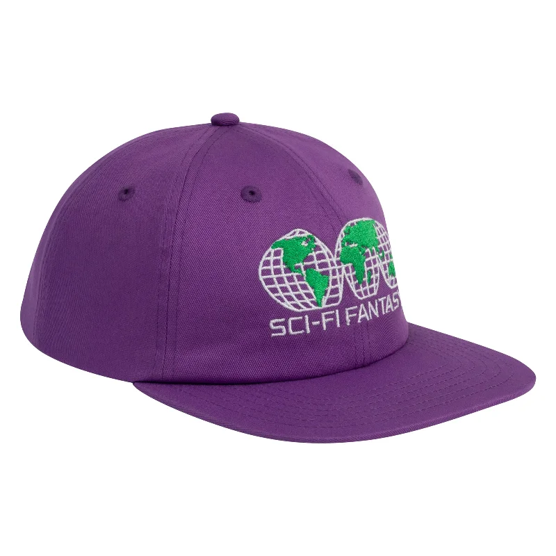 Hat For Custom Event Team Orders-Sci-Fi Fantasy Global Hat - Purple