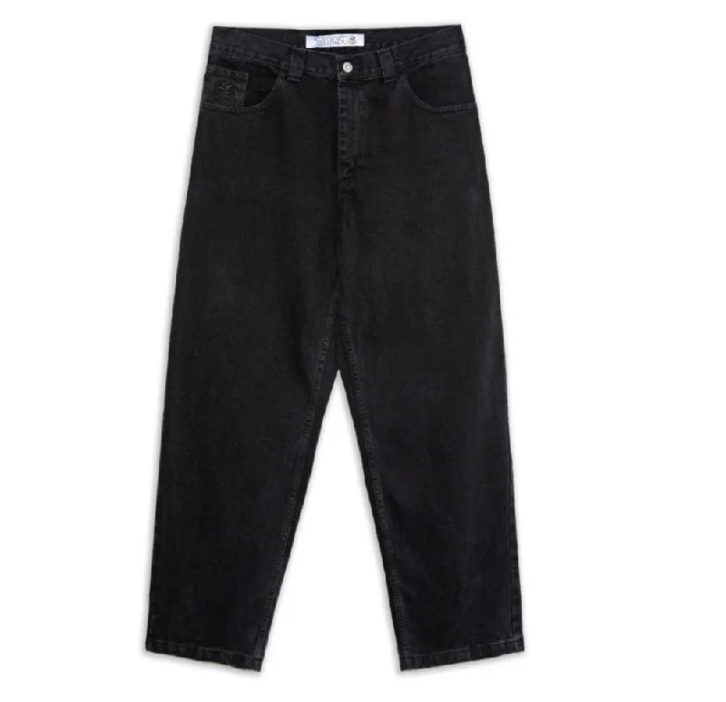 Pants For Fan Merchandise-Polar Skate Co. 93! Denim Pants - (Pitch Black)