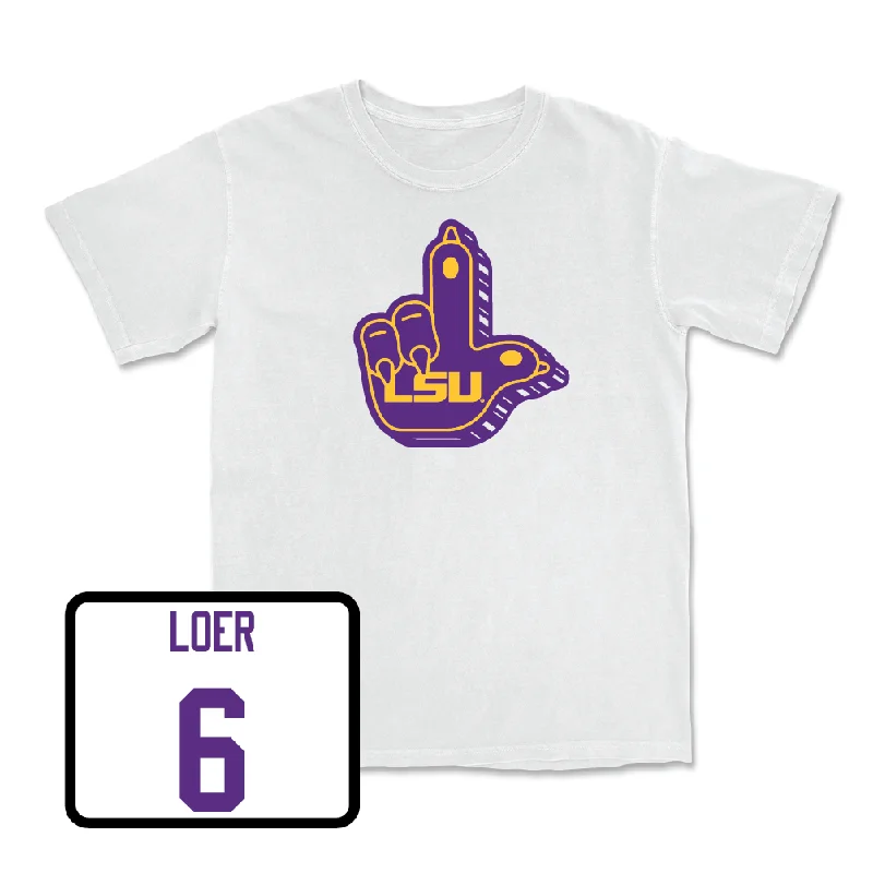 T-Shirt For Personalized High School Gear-Baseball "L" Paw Tee - Justin Loer