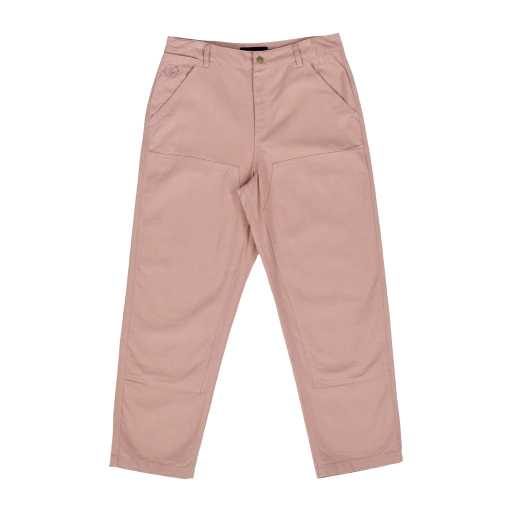 Custom Pants-QUASI SKATEBOARDS WORK PANTS MAUVE