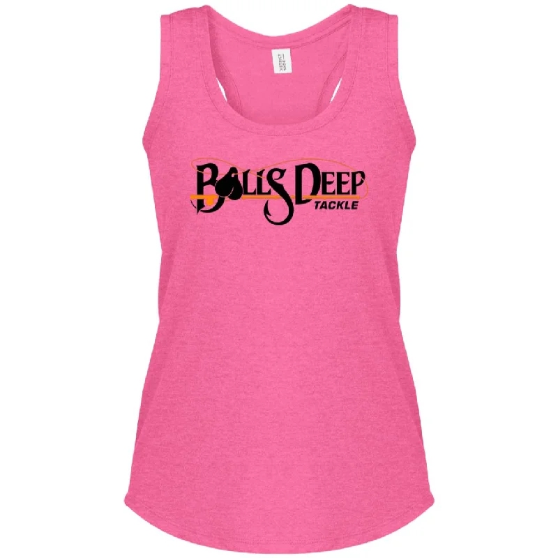 T-Shirt For Custom School Gear-Women's Logo Racerback Tank