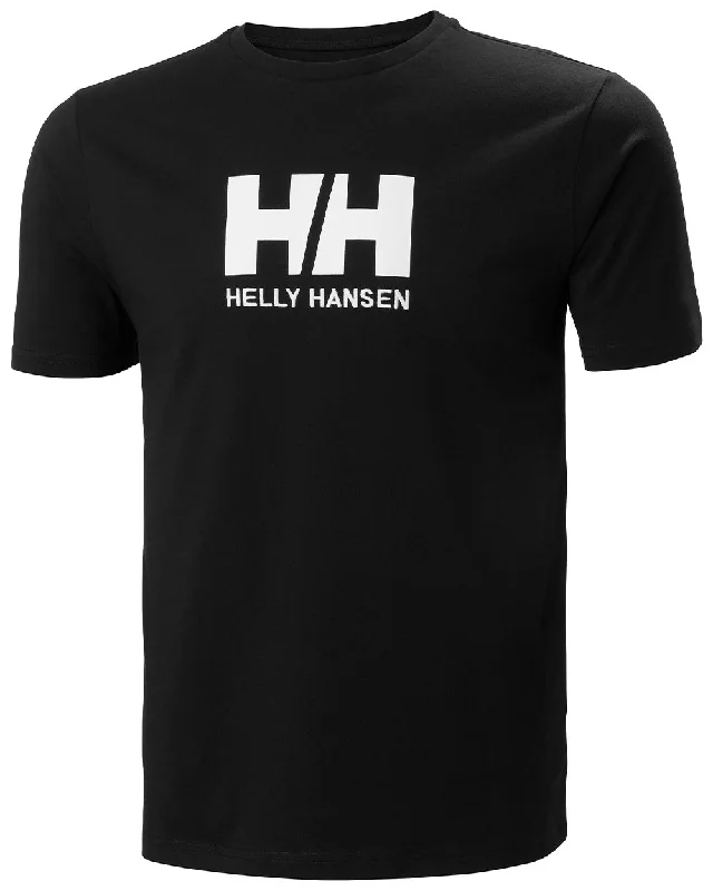 T-Shirt For Custom School Spirit Gear-Helly Hansen Mens Logo T-Shirt