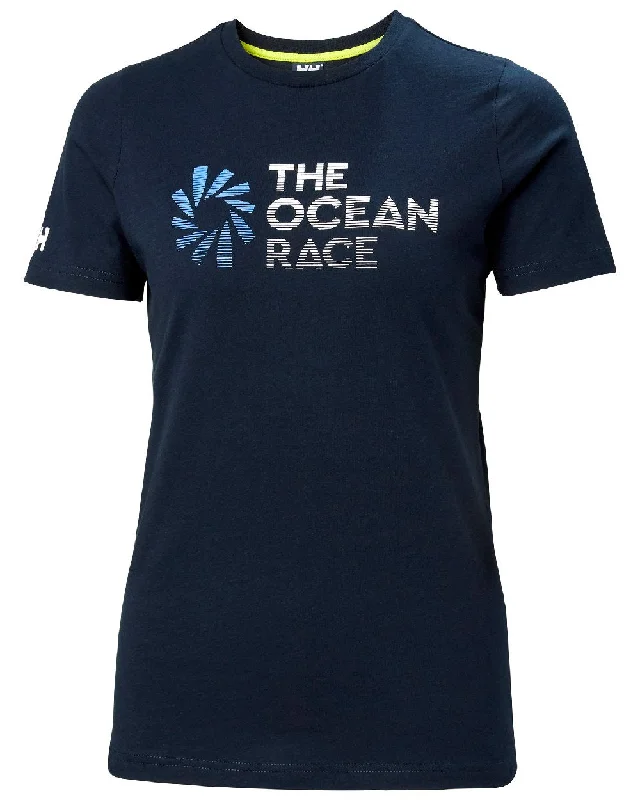 T-Shirt For Official Team Customization-Helly Hansen Womens Ocean Race T-Shirt