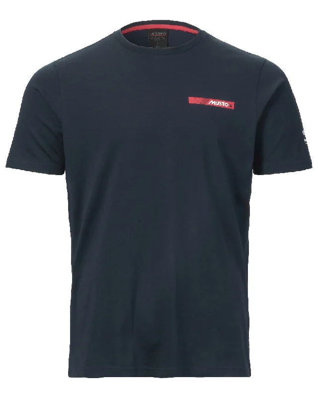 T-Shirt For Professional Fan Apparel-Musto Mens Nautic Short Sleeve T-Shirt 2.0