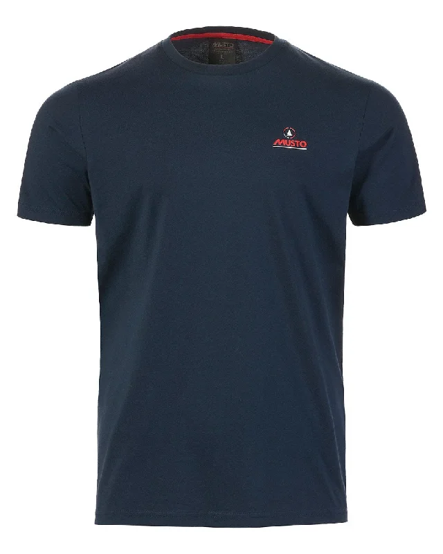 T-Shirt For Group Custom Fan Orders-Musto Mens Nautic Short Sleeve T-Shirt