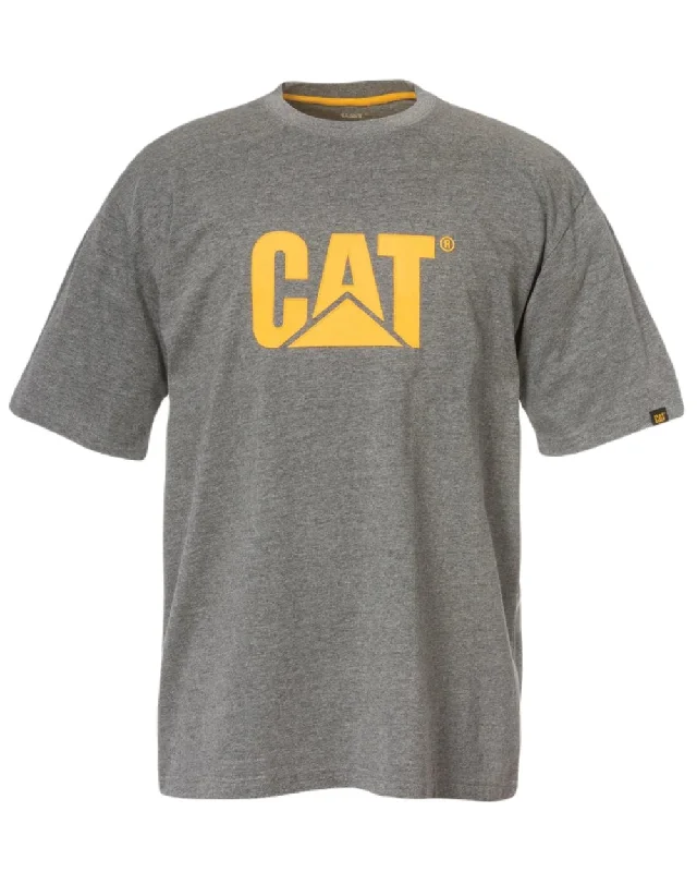 T-Shirt For Tournament Team Apparel-Caterpillar Trademark Logo T-Shirt