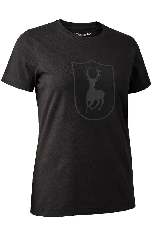 T-Shirt For Exclusive Fan Custom Orders-Deerhunter Lady Logo T-Shirt