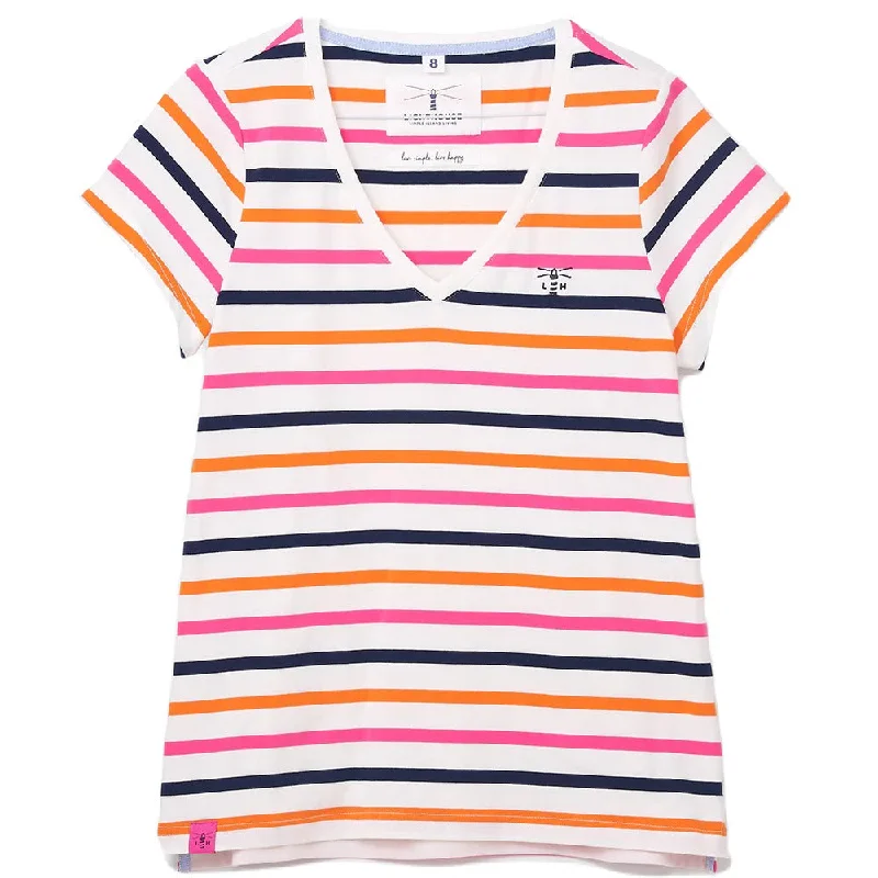 Orange Pink Stripe