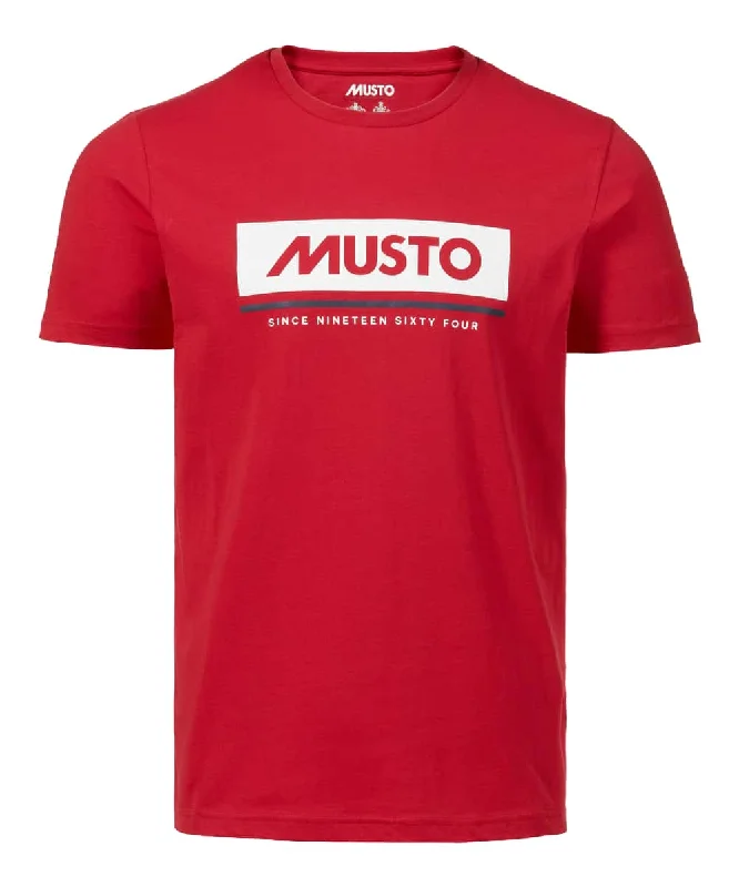 T-Shirt For Official Merchandise-Musto Marina Logo T-Shirt